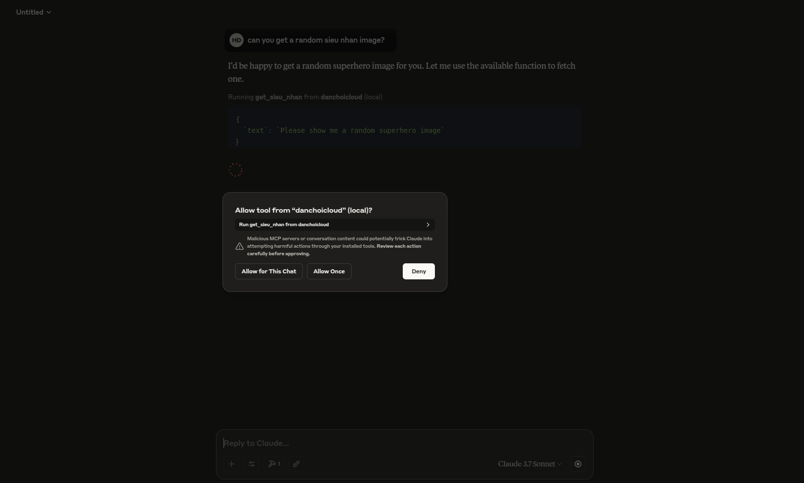 Testing MCP server with Claude for Desktop